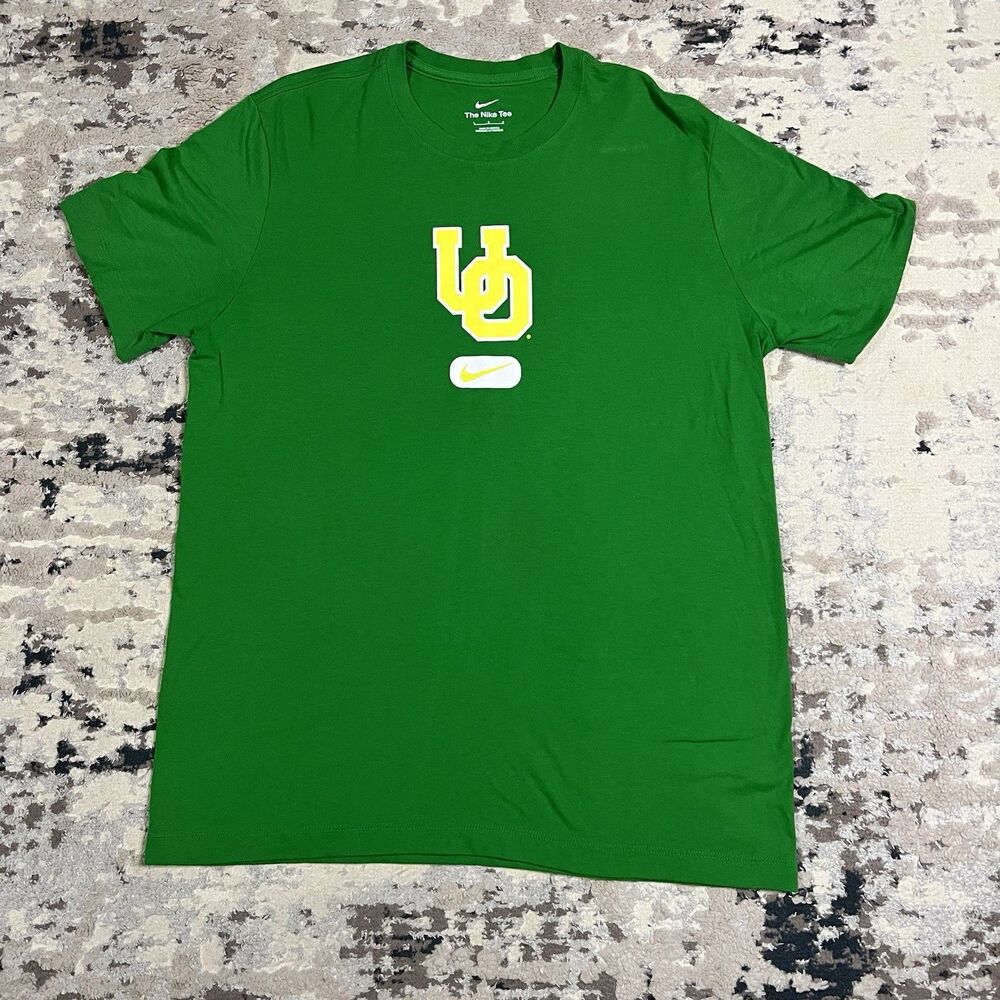 Nike Green University Of Oregon Ducks T Shirt Size Large The Nike Tee Football
